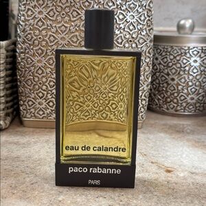 1.7 oz Paco Rabanne Eau de Calandre Vintage 80’s Bottle Made in France full